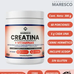 Creatina Monohidrato + Vitaminas