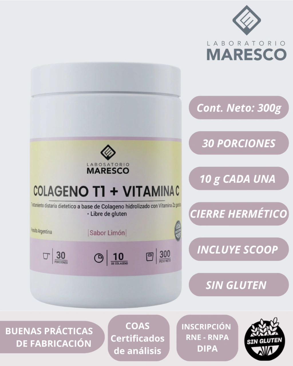 Colágeno Hidrolizado + Vitamina C